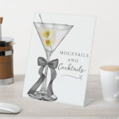 Cocktails Dirty Martini Brautparty Sockelschild (In SItu)