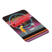Cocktails Diskothek Bar mit Getränken Magnet (Rechte Seite)