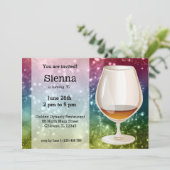 Cocktails Einladung (Stehend Vorderseite)