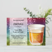 Cocktails Einladung (Stehend Vorderseite)