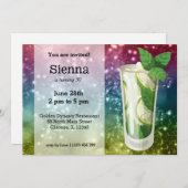 Cocktails Einladung (Vorne/Hinten)