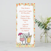 Cocktails Einladung (Stehend Vorderseite)
