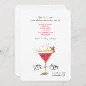 Cocktails Einladung (Vorne/Hinten)