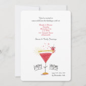 Cocktails Einladung (Vorderseite)