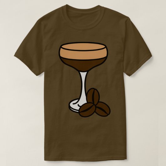 Cocktails Espresso Martini T-Shirt (Design vorne)