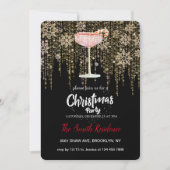 Cocktails Festliche Getränke Niedlich Einladung (Vorderseite)