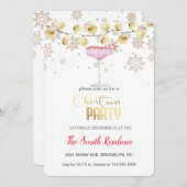 Cocktails Festliche Getränke Niedlich Einladung (Vorne/Hinten)