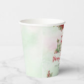 Cocktails Festliche Getränke Weihnachts-Party Pappbecher (Rechts)