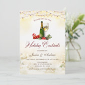 Cocktails Festliches Party Einladung (Stehend Vorderseite)