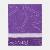 Cocktails! Fleecedecke (Vorderseite)