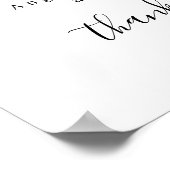 Cocktails für Hochzeiten und Bar Poster (Ecke)