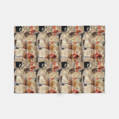 *COCKTAILS GALORE* CHRISTMAS BLANKET FLEECEDECKE (Vorderseite (Horizontal))