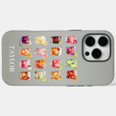 Cocktails Galore Monogrammiert Case-Mate iPhone Hülle (Rückseite (Horizontal))