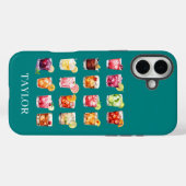 Cocktails Galore Monogrammiert Case-Mate iPhone Hülle (Rückseite (Horizontal))