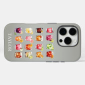 Cocktails Galore Monogrammiert Case-Mate iPhone Hülle (Rückseite (Horizontal))