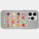 Cocktails Galore Monogrammiert Case-Mate iPhone Hülle (Rückseite (Horizontal))