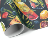 Cocktails Geschenkpapier (Rolleneckpunkt)