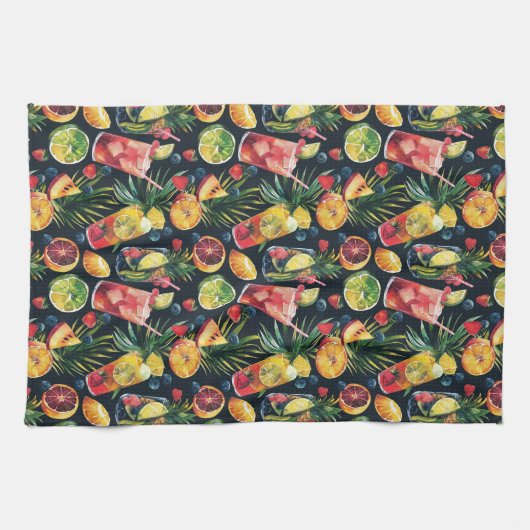 Cocktails Geschirrtuch (Horizontal)