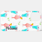 Cocktails Getränke Mit Monogramm Case-Mate iPhone Hülle (Hinten (horizontal))