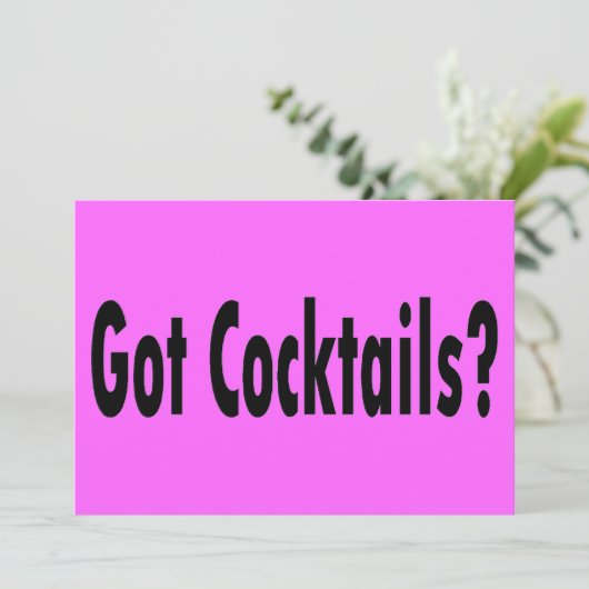 Cocktails got? (Stehend Vorderseite)