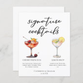 Cocktails Hochzeitsmenü für erfrischende Fruchtsig (Vorne/Hinten)