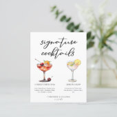 Cocktails Hochzeitsmenü für erfrischende Fruchtsig (Stehend Vorderseite)