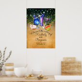 Cocktails Hochzeitsschreiben Poster (Küche)