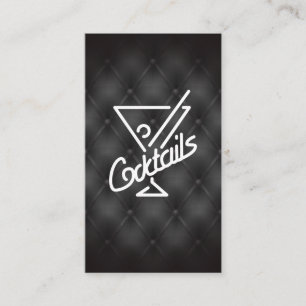 Cocktails Icon   Bar- und Restaurantpolsterung Visitenkarte