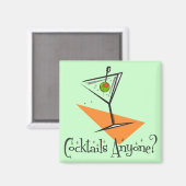 Cocktails irgendjemand? magnet (Vorderseite/Rückseite)