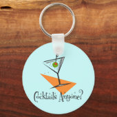 Cocktails irgendjemand? schlüsselanhänger (Vorderseite)