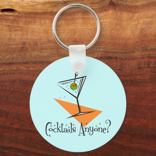 Cocktails irgendjemand? schlüsselanhänger (Vorderseite)
