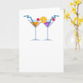 Cocktails Karte (Gelbe Blume)