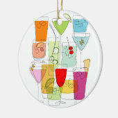Cocktails Keramikornament (Links)