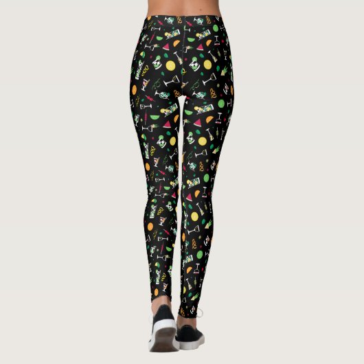 Cocktails Leggings (Rückseite)