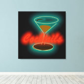 Cocktails Leinwanddruck (Insitu (Holzboden))