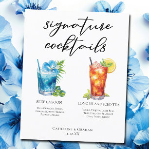 Cocktails-Menü für Hochzeiten am Strand