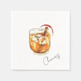 Cocktails-Papier-Serviette Serviette