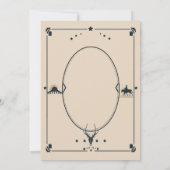 Cocktails Party 50. Geburtstag Einladung (Rückseite)