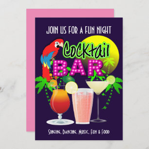 Cocktails Party Celebration Party Personalisiert Einladung