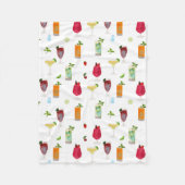 Cocktails & Party Drinks Fleecedecke (Vorderseite)