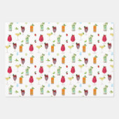 Cocktails & Party Drinks Geschenkpapier Set (Vorderseite 3)