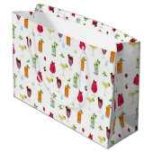 Cocktails & Party Drinks Große Geschenktüte (Rückseite Schrägansicht)