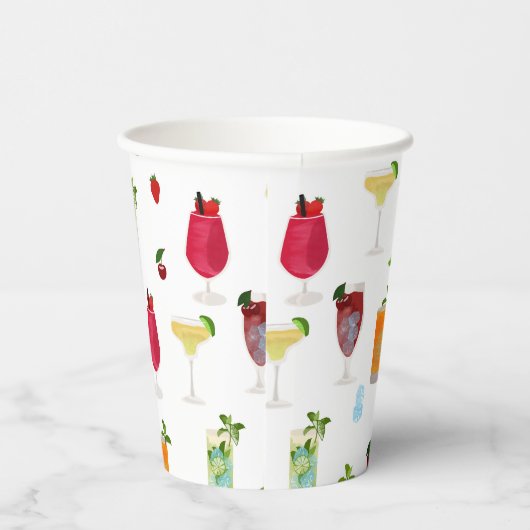 Cocktails & Party Drinks Pappbecher (Rechts)