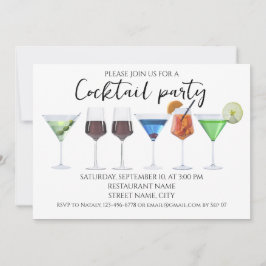 Cocktails Party Einladung
