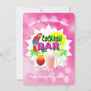 Cocktails Party Geburtstag Big Meilenstein Feier Einladung