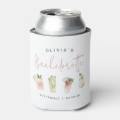 Cocktails Personalisiert Bacheloretto Dosenkühler (Kanne Vorderseite)