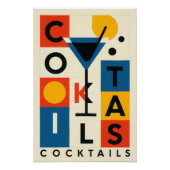 Cocktails-Plakat Poster (Vorderseite)