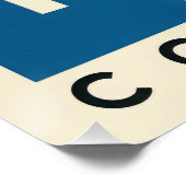 Cocktails-Plakat Poster (Ecke)