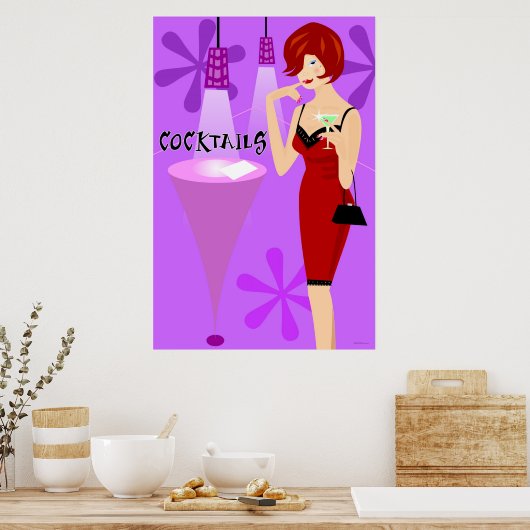 Cocktails Poster (Küche)