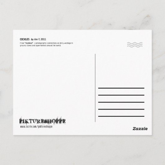 Cocktails Postkarte (Rückseite)